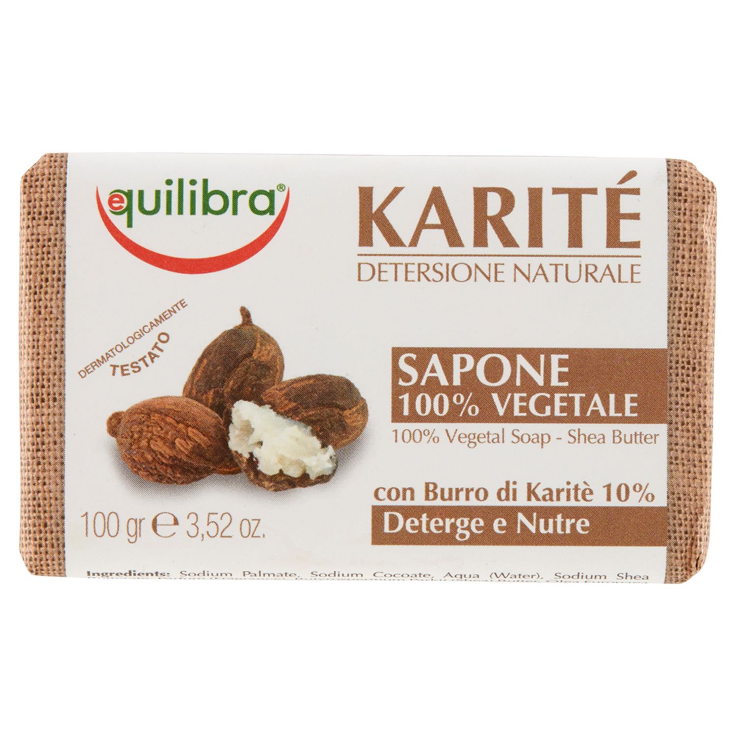 Equilibra® KARITÉ Sapone 100% Vegetale 100 ml — confronto prezzi