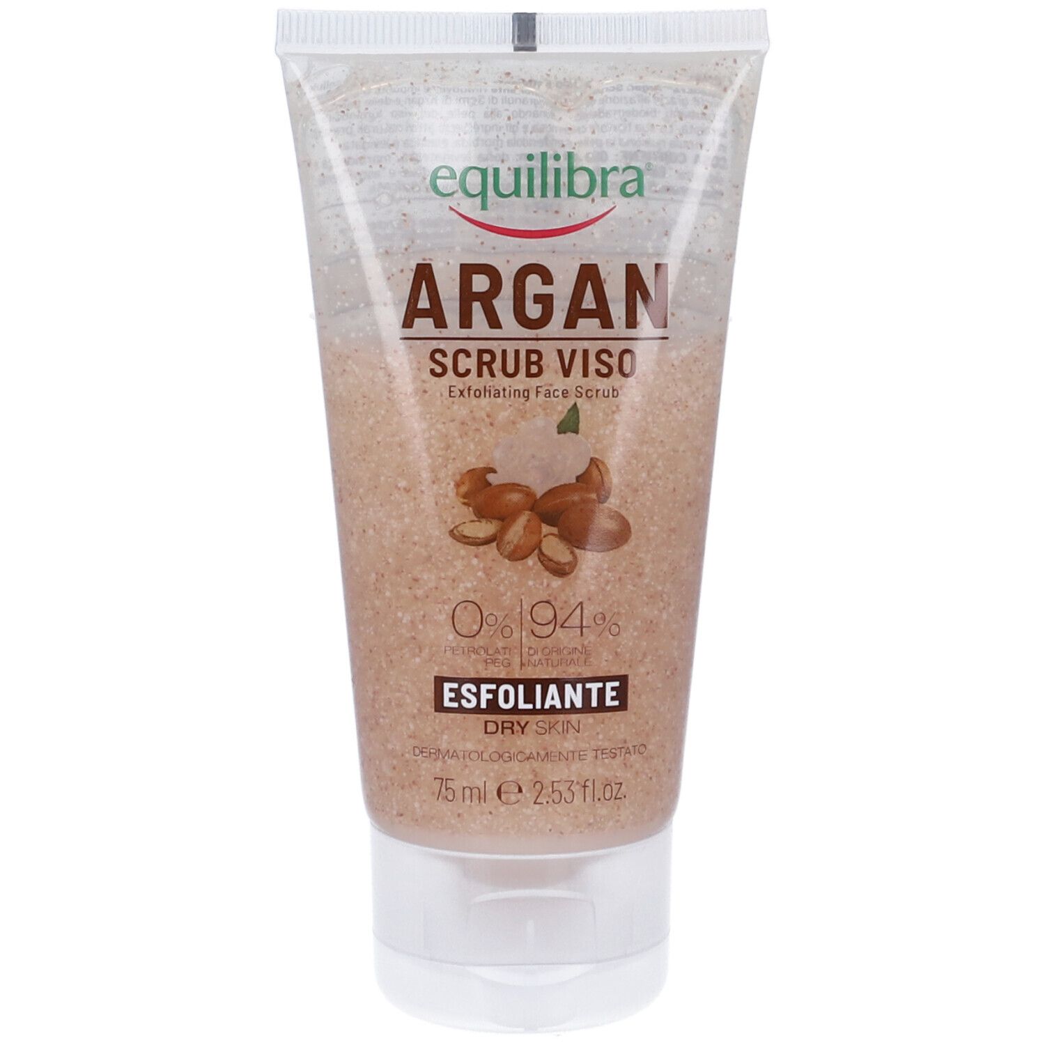 Equilibra® Argan Scrub Viso 75 ml Crema