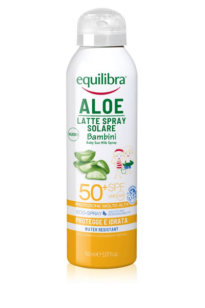 Equilibra Aloe Latte Solare Spray SPF 50+ Bambini 150 ml — confronto prezzi