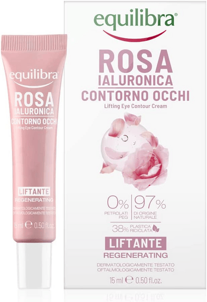 Equilibra Rosa Ialuronica Crema Contorno Occhi 15ml