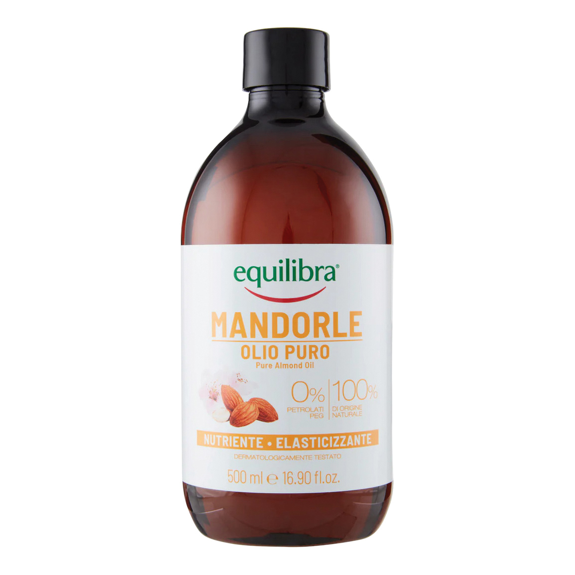 Equilibra Olio Di Mandorle Puro Nutriente Elasticizzante 500ml