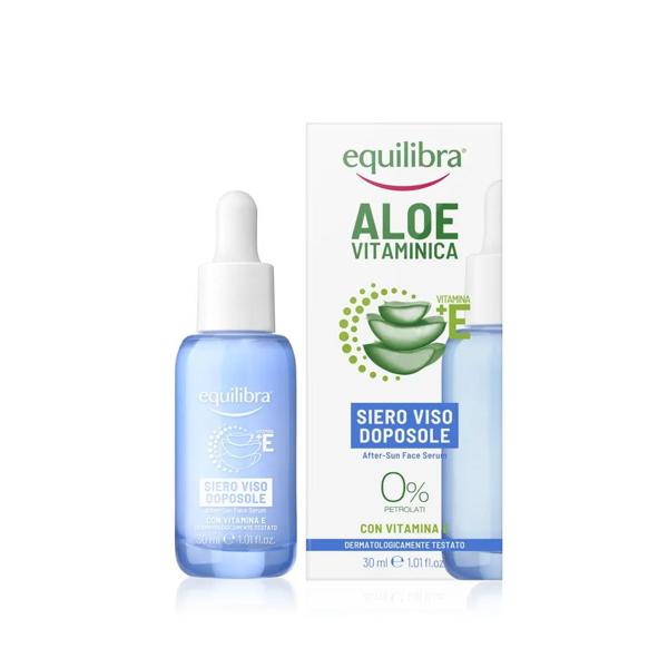 Equilibra Aloe Vitaminica Siero Viso Doposole 30 ml