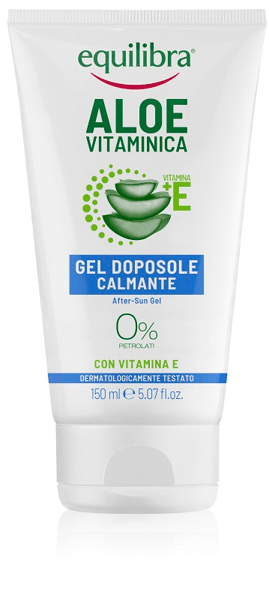 Equilibra Aloe Vitaminica Gel Doposole 150 ml Calmante Con Vitamina E