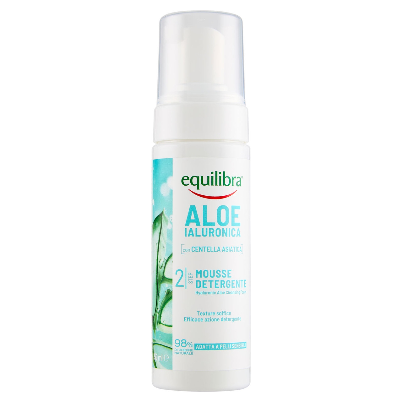 Equilibra Aloe Ialuronica Mousse Detergente Viso Purificante Delicata 150ml — confronto prezzi