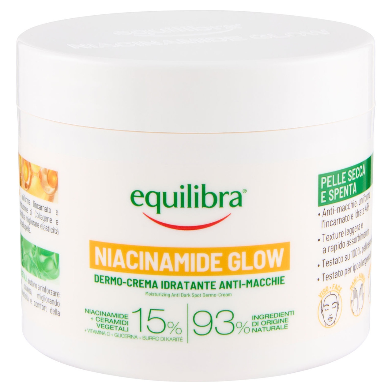 Equilibra Niacinamide Glow Dermo Crema Idratante Anti Macchie 400ml — confronto prezzi