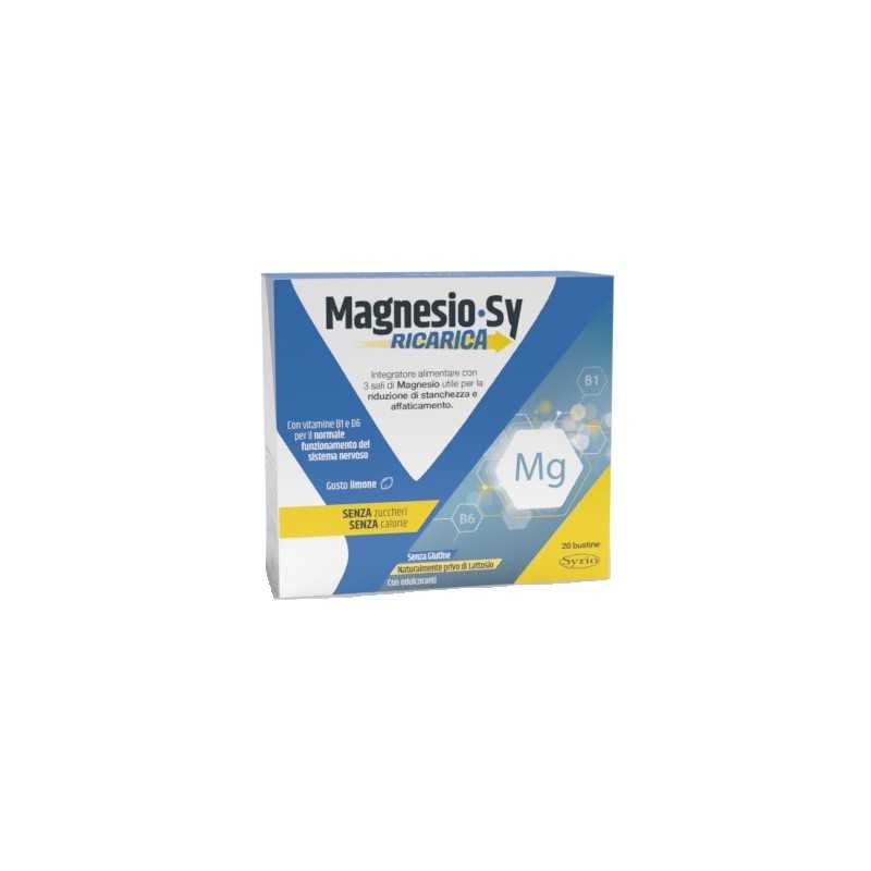 Magnesio sy ricarica 20 bustine