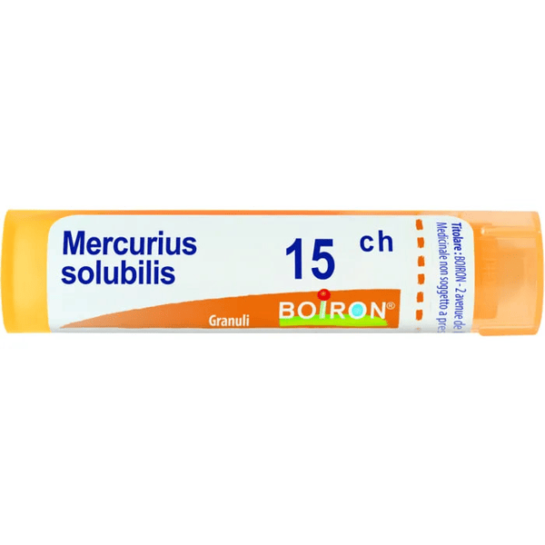 Boiron Mercurius Solubilis 15CH Granuli Omeopatici Tubo 4 g — confronto prezzi