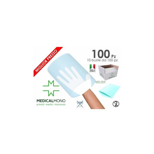 Manopola in tessuto non tessuto impermeabile indicato per pulizia del corpo ambidestro idrorepellente