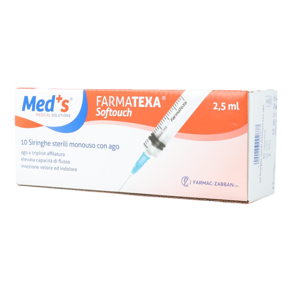 Med's Farmatexa - Softouch Siringa Con Ago G23 2,5 ml, 10 Pezzi — confronto prezzi
