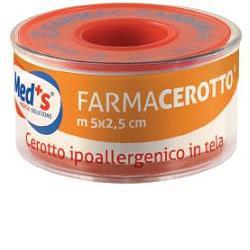 Med's Cerotto Tela In Rocchetto 5 m x 1,25 cm