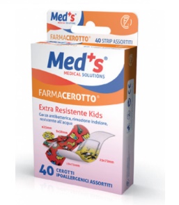 Med's Farmacerotto - Cerotto Strips Kids Formati Assortiti, 40 Pezzi — confronto prezzi