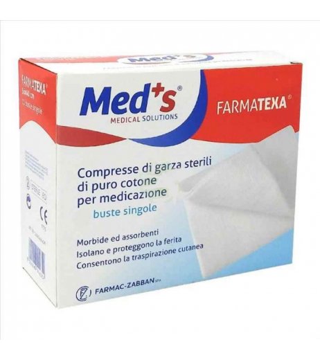 Garza compressa idrofila meds farmatexa 12/8 15x15cm 25 pezzi