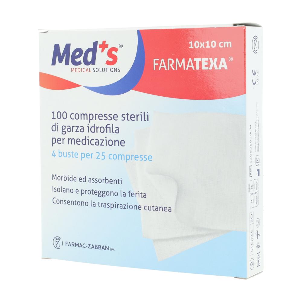 Med’s Farmatexa Garza Idrofila 2/8 10 x 10 cm 100 Pezzi