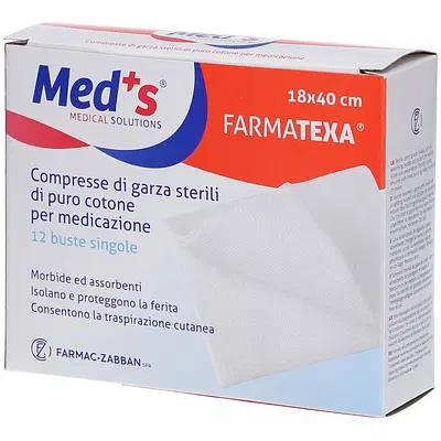 Med's Farmatexa Compresse Di Garza Sterile 18x40 Cm 12 Buste Singole