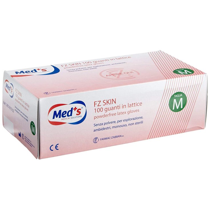 Farmac-zabban Guanto Skin Lattice Senza Polvere Misura Media, 100 Pezzi — confronto prezzi