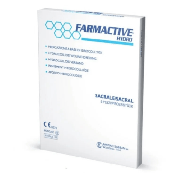 Farmactive Hydro Idrocol Medicazione per ferite essudanti Placche idrocolloidali Formato 10x10 — confronto prezzi