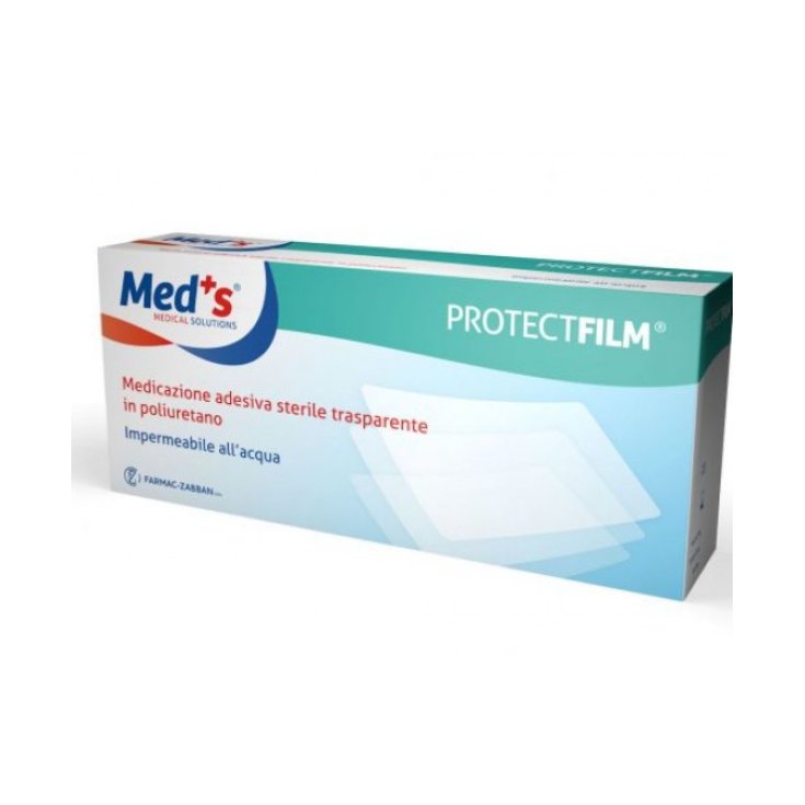 Meds protect film medicazione in poliuretano impermeabile adesiva 10 pezzi