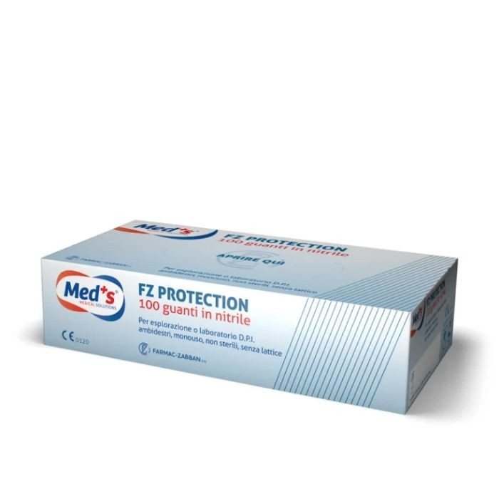 Med's Guanti Protection Z Nitrile Senza Polvere Dpi Misura M