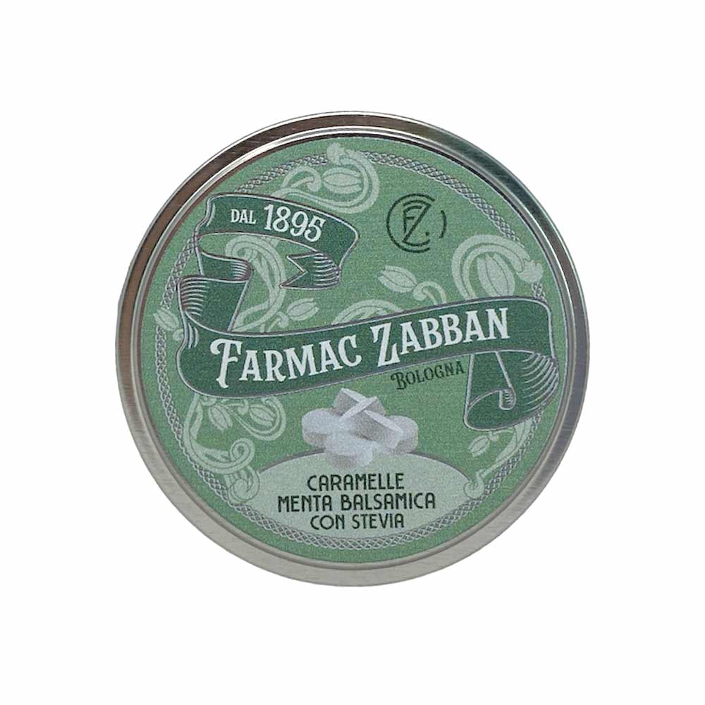 Farmac-zabban Caramelle al Gusto Menta Balsamica con Stevia, 40g