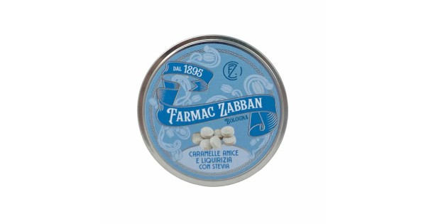 Farmac-zabban Caramelle al Gusto Anice e Liquirizia con Stevia, 40g