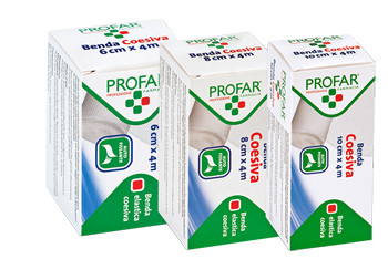 PROFAR® Benda Coesiva 6 cm x 4 m 1 pz Assorbenti