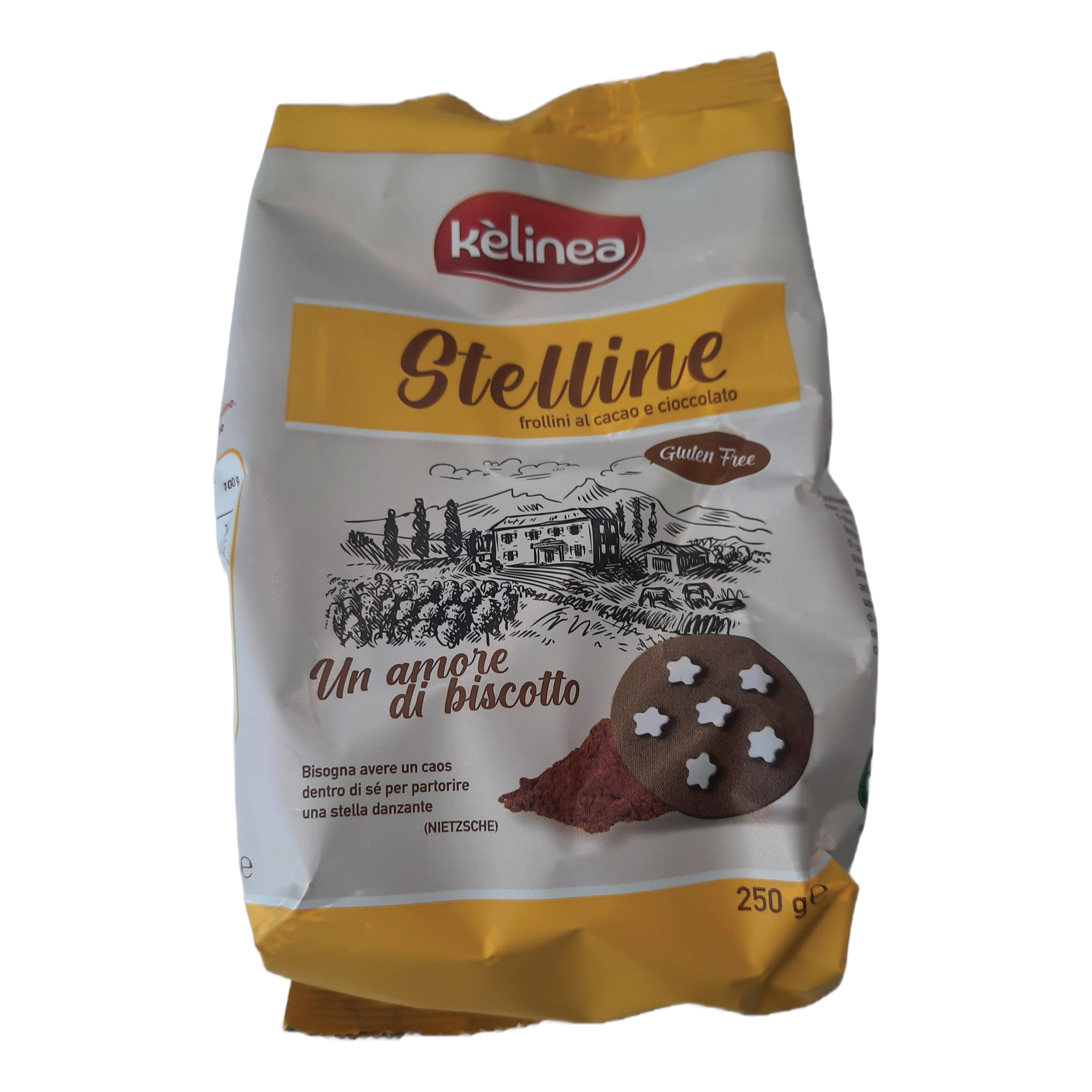 Kelinea stelline biscotto con cacao e cioccolato 250 g — confronto prezzi