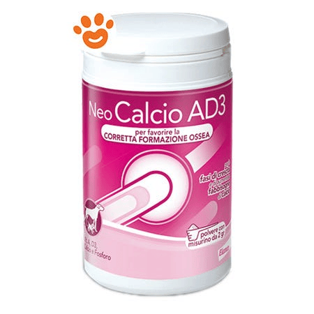 NeoCalcio Ad3 Polvere Integratore Vitamine Ossa Cani 200 g
