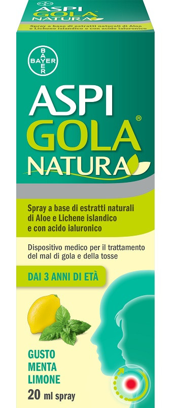 Aspi gola natura spray menta limone 20ml
