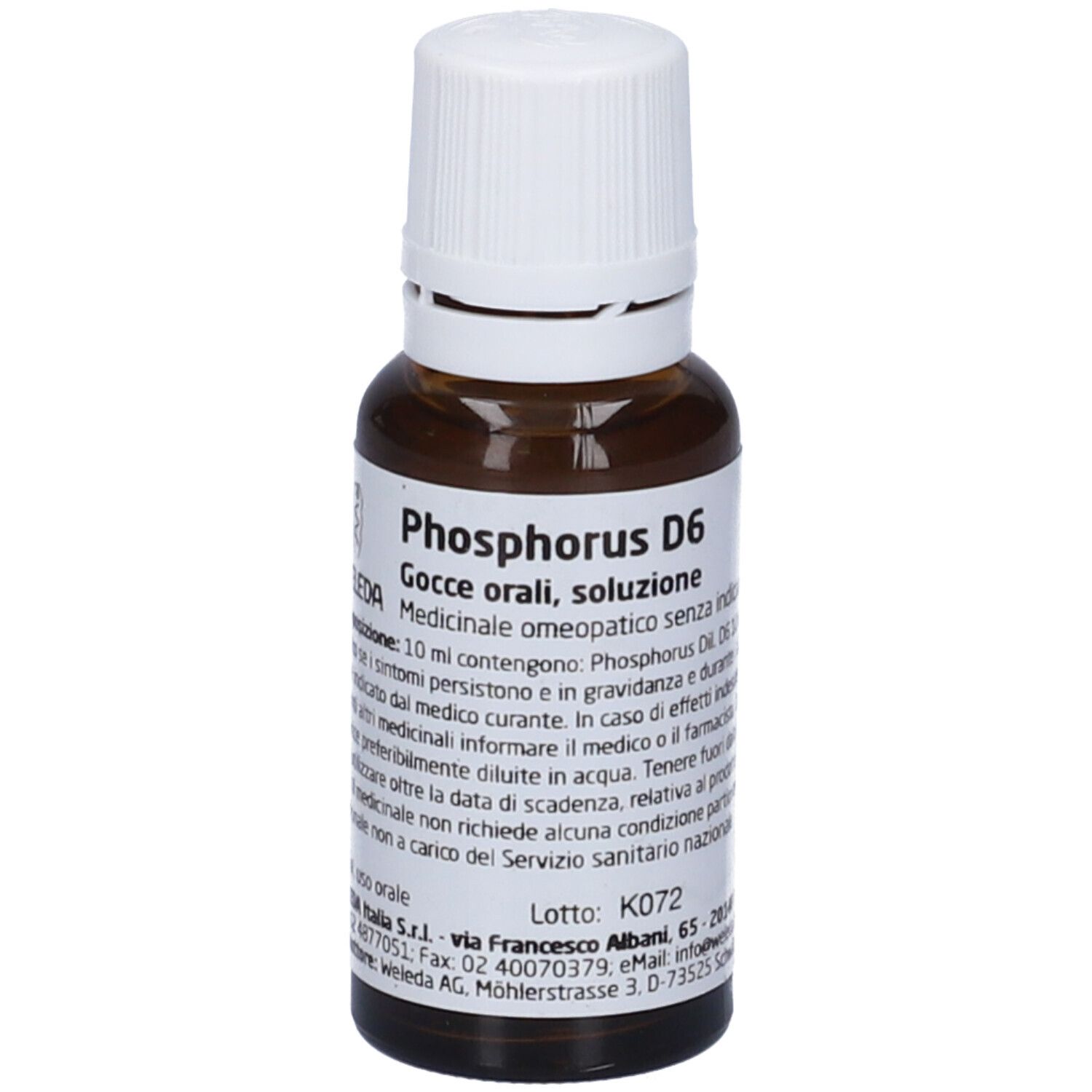 Weleda Phosphorus D6 20 Ml Diluizione In Gocce ml