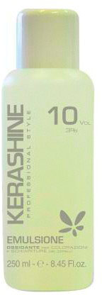 KERASHINE - emulsione ossidante per colorazioni e schiariture capelli 10 volumi 250 ml