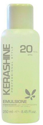 KERASHINE - 20 vol Emulsione ossidante - Miscela per colorazioni e schiariture capelli 250 ml