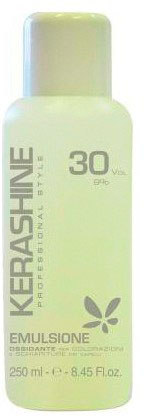 KERASHINE - emulsione ossidante per colorazioni e schiariture capelli 30 volumi 250 ml