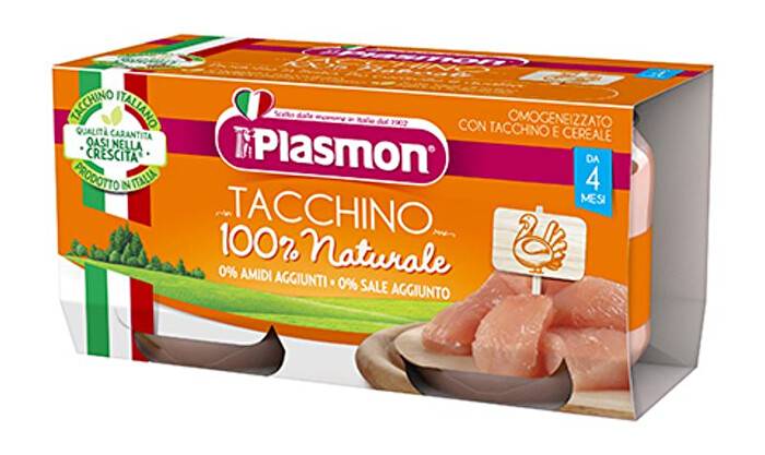 Plasmon Omogenizzato Tacchino 2 Vasetti da 120 g — confronto prezzi