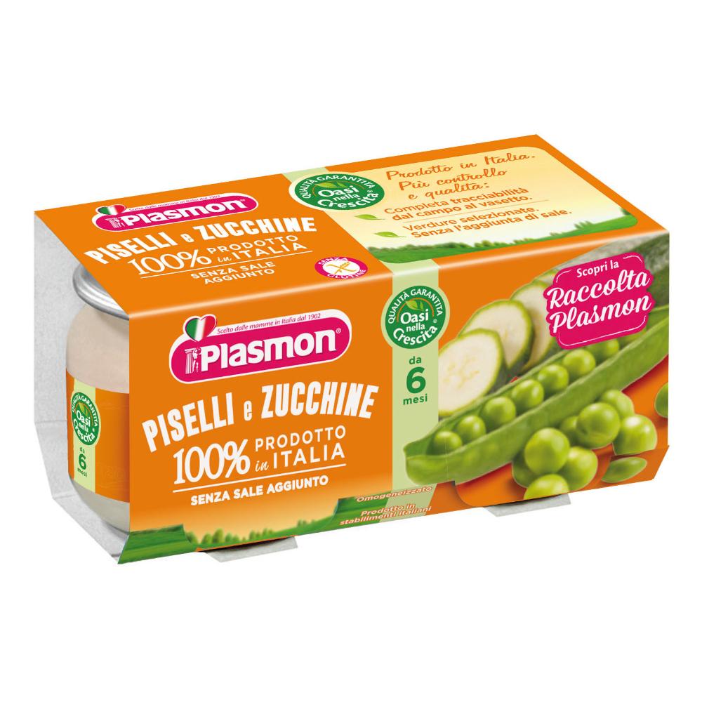 Plasmon omogeneizzato piselli zucchine 80 g x 2 pezzi — confronto prezzi