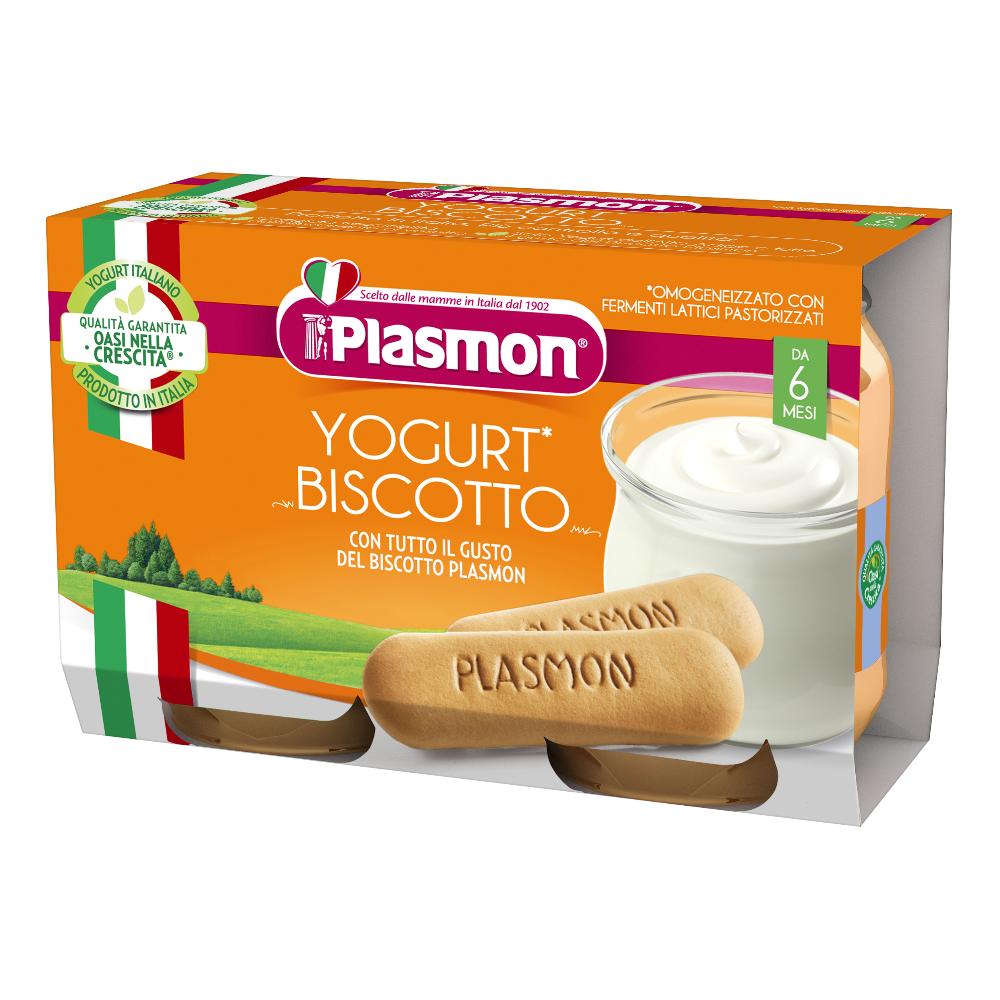 Plasmon Frullato Yogurt/Biscotto 120g x2 Pezzi