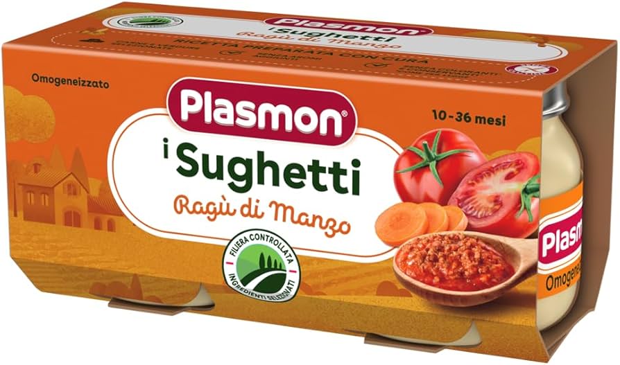 Plasmon sughetto ragu' di manzo 80 g x 2 pezzi