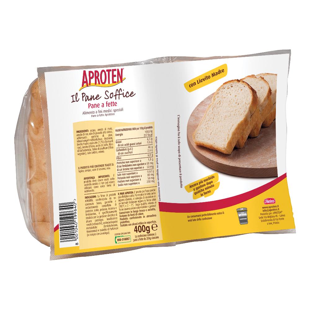 Aproten Pane Bianco Fette 2 x 200 g