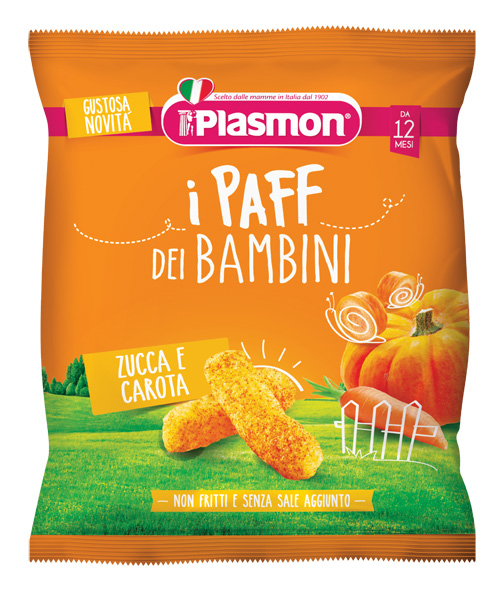 Plasmon paff snack zucca/car.