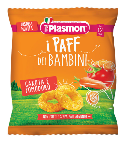 Plasmon paff snack car/pom.15g — confronto prezzi