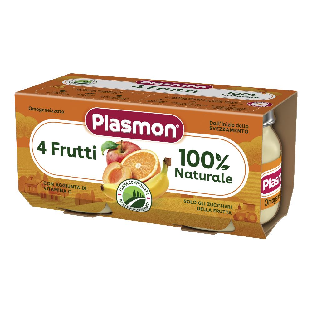 Plasmon omogeneizzato 4 frutti 2 x 80 g — confronto prezzi