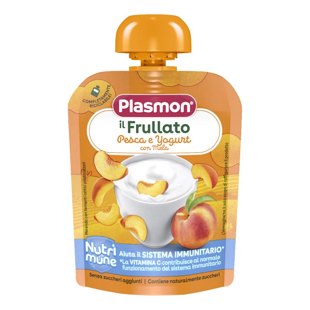 Plasmon Nutri-Mune Pesca/Yogurt Con Mela 85 G g