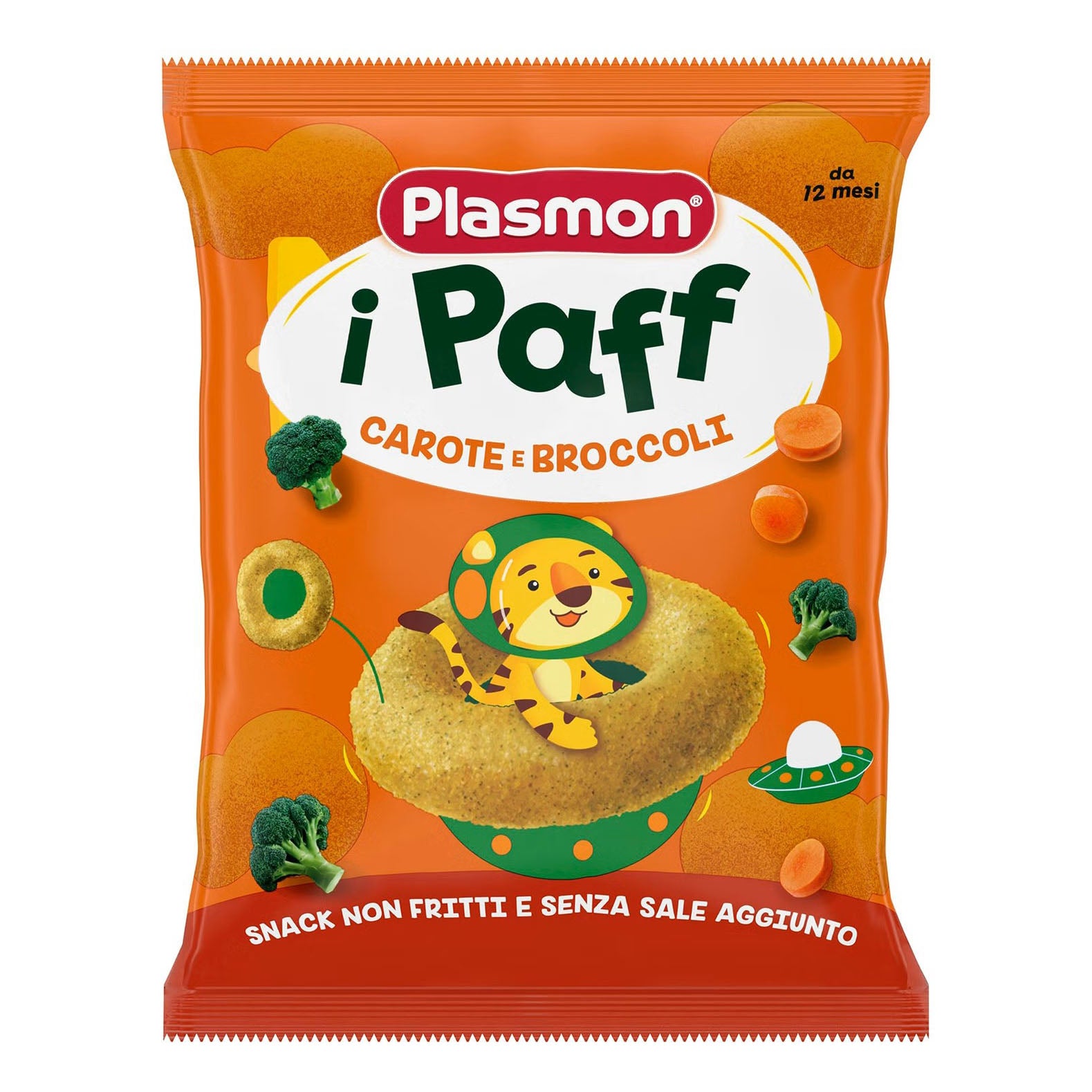 Plasmon paff anellini broccoli carota 15 g