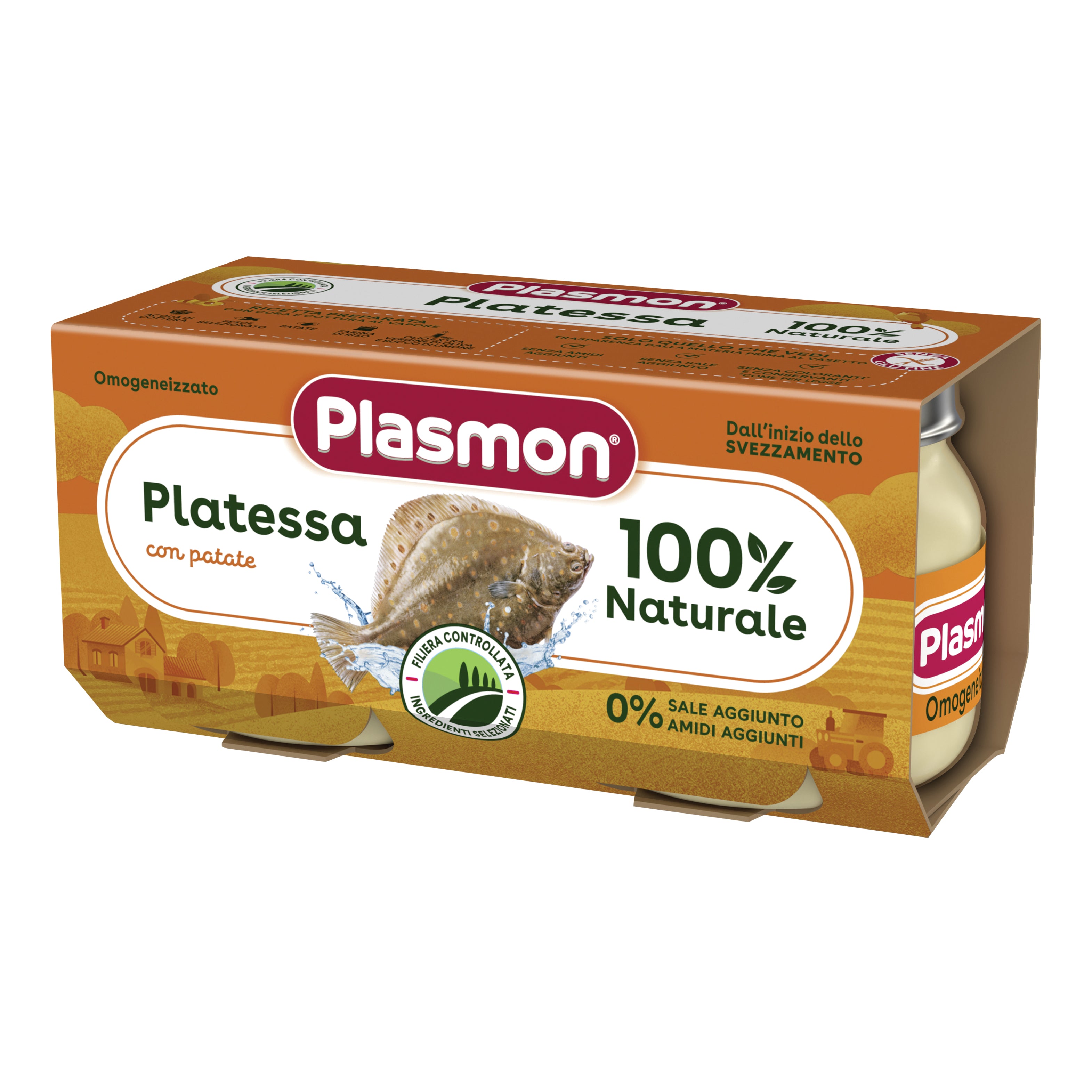 Plasmon omogeneizzato platessa 2 x 80 g