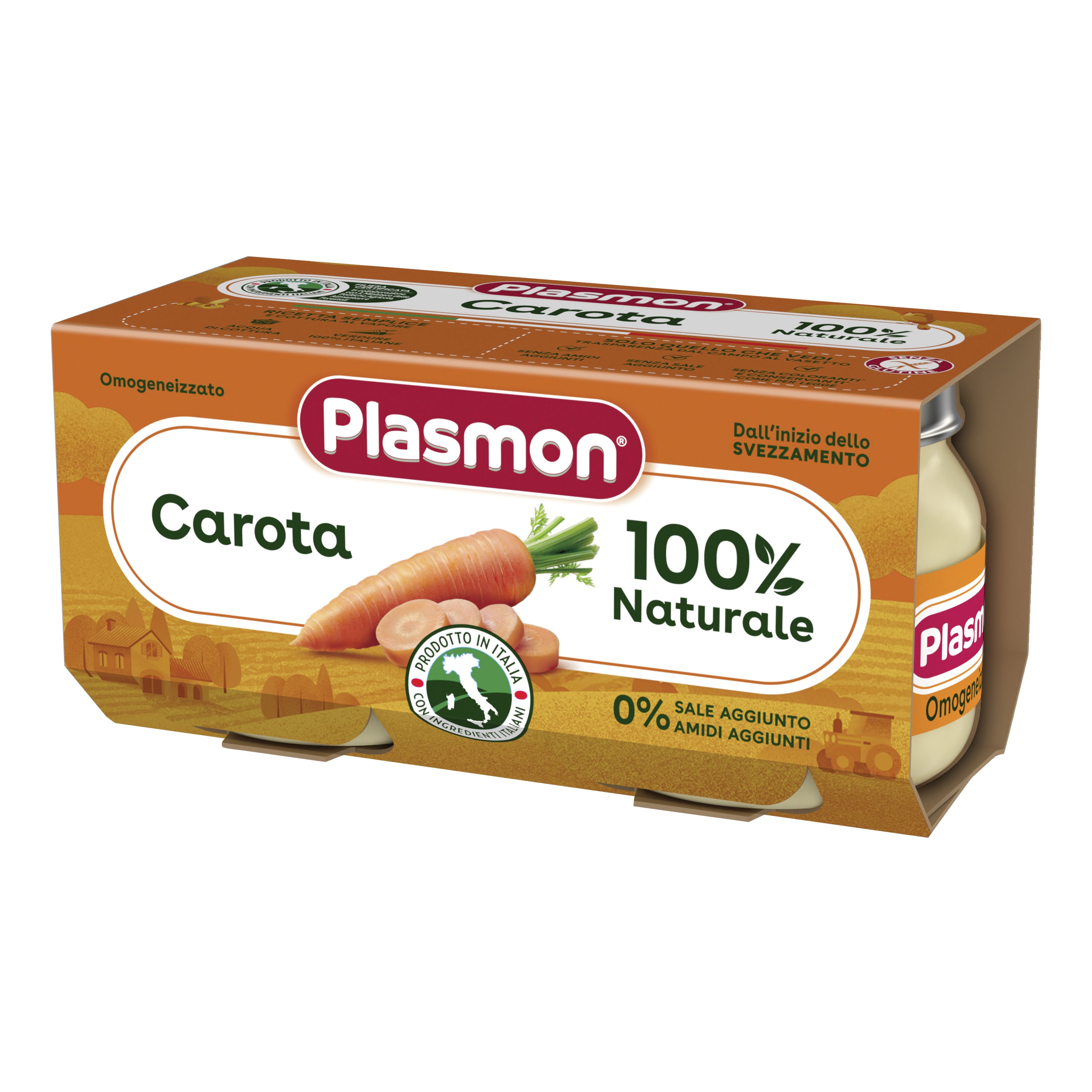 Plasmon omogeneizzato carota 2 x 80 g