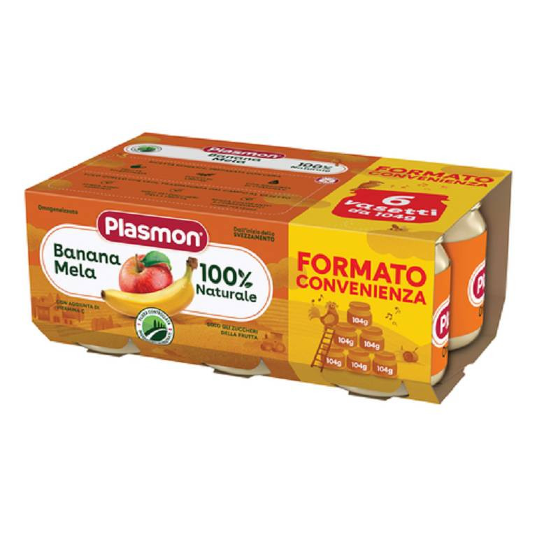 PLASMON OMOG BANANA/MELA6X104G — confronto prezzi