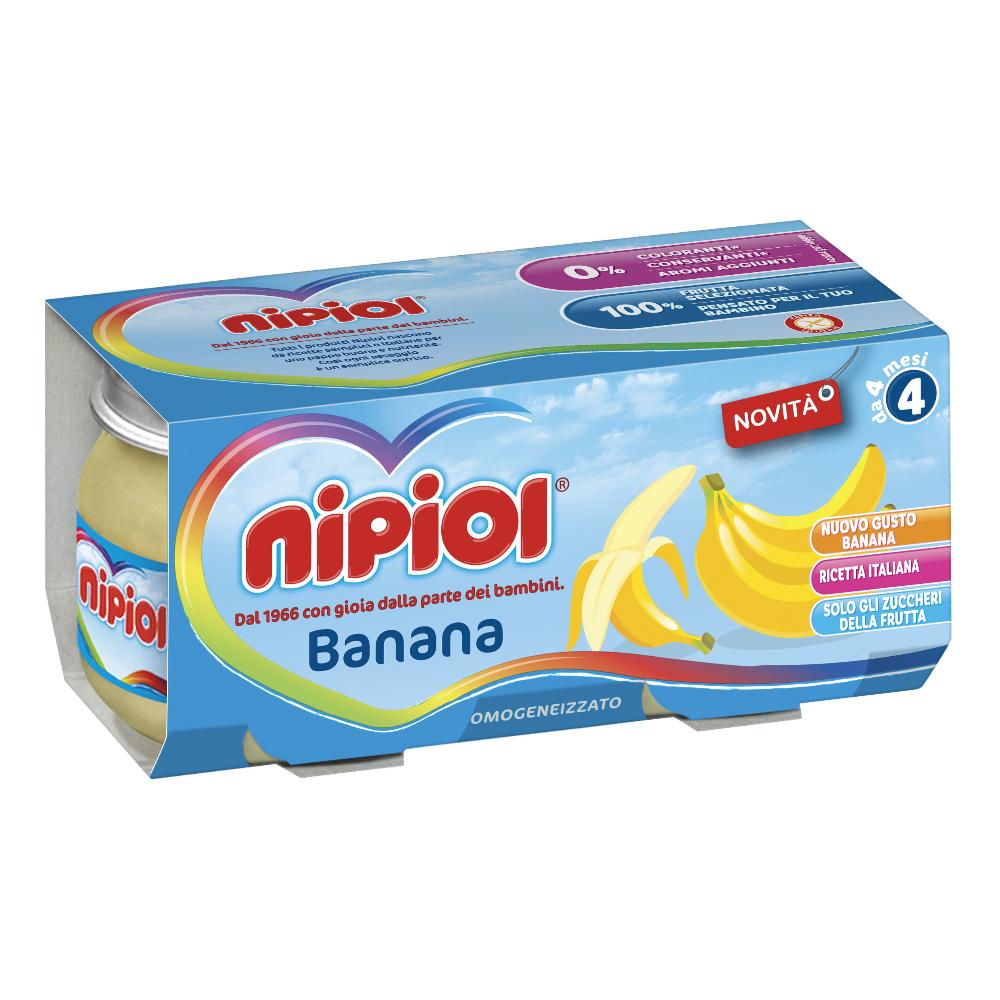 Nipiol omogeneizzato banana 2 x 80 g — confronto prezzi