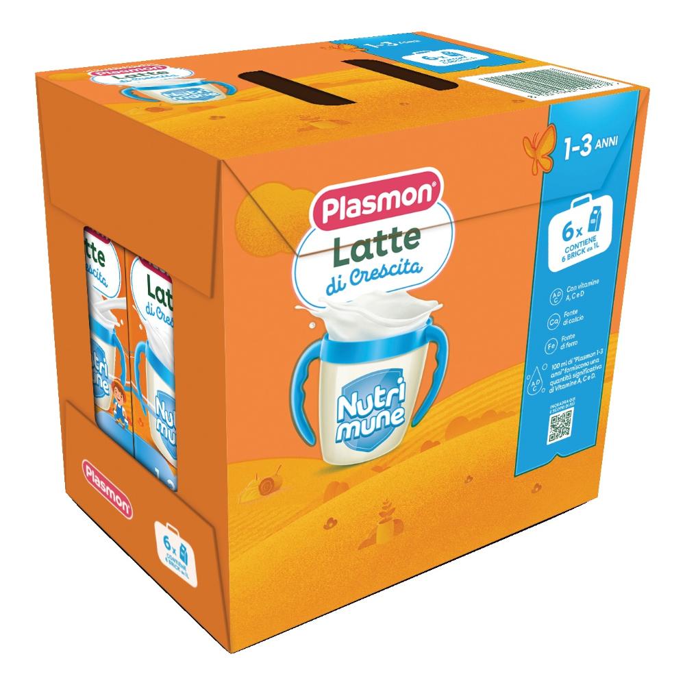 PLASMON LATTE DI CRESCITA LIQUIDO 1-3 ANNI 6X1 LITRO — confronto prezzi