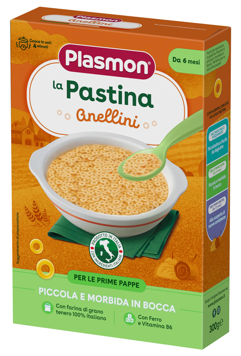 Plasmon La Pastina Anellini - La pasta anellini Plasmon per lo svezzamento dai 6 mesi, 300 g — confronto prezzi