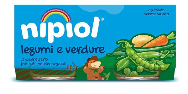 Nipiol omogeneizzato legumi e verdure 2 vasetti da 80g — confronto prezzi