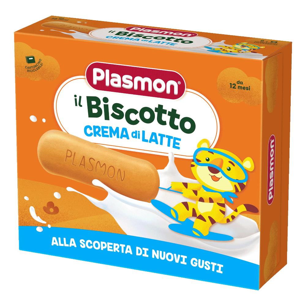 Plasmon biscotto crema latte 8 pezzi da 40g